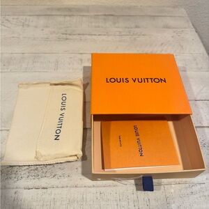 Louis Vuitton Orange Box with Cream Dust Bag